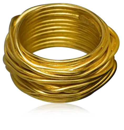Wir verwenden ausschließlich recyceltes und wiederaufbereitetes Silber aus Deutschland für unsere Ringe.